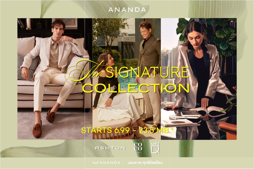 The Signature Collection campaign artwork